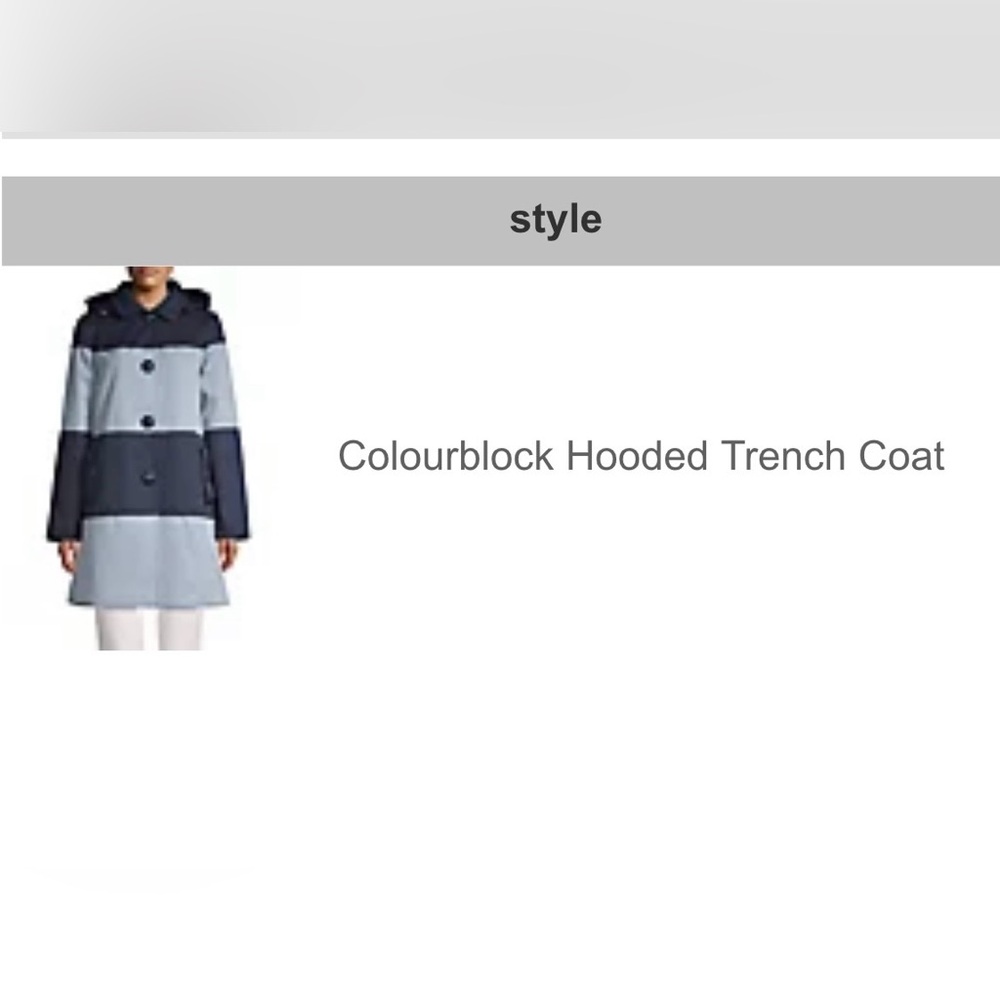 Kate Spade Women's Two-Tone Hooded Coat